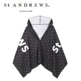 セント アンドリュース ゴルフ クールタオルフーディー 冷感ポンチョ St ANDREWS 042-6984454 お誕生日祝い お祝い 記念品 お父さん 父の日 彼氏 男性 30代 40代 50代 60代 母の日 お母さん 還暦祝い 敬老の日 彼女 人気プレゼント プレゼント