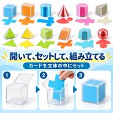 算数セット 立体図形 12個セット 幾何学モデル 3D 幾何立体 カラフル 図形学習 形状認識 空間把握 算数学習 小学生 教室 家庭学習 教材 デモンストレーション LB0HKW883PR