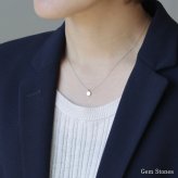 le lien clair ゴールド シルバー ネックレス シンプル 可愛い 丸い プチ つけっぱなし お洒落 レディース 18金 K18 地金 ペンダント ジュエリー アクセサリー プレゼント ギフト 記念日
