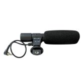 外付けマイク CYLMIC-01 一眼レフ　ミラーレス対応　ステレオ コンデンサーマイク　風切り音対策　対応:3.5mmマイク端子のカメラ 電源: DC3V 　約800時間　同梱内容(マイク×1、CR2電池×1、日本語説明書 ) 送料無料