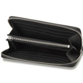 メゾン マルジェラ　Maison Margiela　ラウンドファスナー財布　S56UI0110 P4455 T8013　ブラック　レザー　ジップアラウンドウォレット