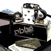 ZIPPO ライター 1935 クラシックロゴ ジッポ ブラックニッケル 黒 角型 外ヒンジ 3バレル エッチング彫刻 銀差し シンプル かっこいい 高級 ギフト メンズ プレゼント