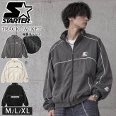 STARTER スターター スタンドブルゾン メンズ レディース sbm-6253トラックジャケット ナイロン タスラン メッシュ裏地 パイピング ワッペン ロゴ 刺繍 ジップアップ オーバーサイズ ストリート ヒップホップ ダンス M L XL 2026FW Karlas