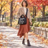 tsumori chisato CARRY ツモリチサトキャリー トート ショルダー 手持ち 斜め掛け ホログラムロゴ トートバッグ レディース 普段使い 使いやすい