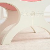 ダイニング家具 椅子 イス 木製 チェア スツール Ｓ ダイニングチェア リビングチェア コンパクトチェア アンティーク ヴィンテージ マホガニー材 オイルフィニッシュ 家具 インテリア 通販 配送無料 アイボリー