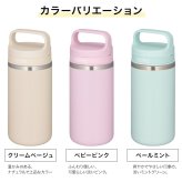 名入れ サーモス 水筒 JOX-480 JOX-360 真空断熱ケータイマグ 480ml 360ml THERMOS 保温 保冷 食洗機対応 ステンレス マグボトル 直飲み ハンドル付き 名前入り プレゼント ギフト おしゃれ ピンク ミント ベージュ 即日出荷 筆デザイン