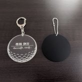 ゴルフ ネームプレート 名入れ キーホルダー コンペ 記念品 プレゼント ギフト 名札