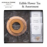 エディブルフラワーティー＆バームクーヘン 〈AS131〉 オーシャンテール スイーツ OCEAN&TERRE スウィーツ 出産内祝い 結婚内祝い 新築内祝い 結婚式 菓子折り 手土産 お菓子 otsv6