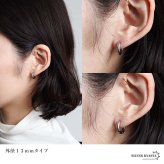 ステンレス 定番 フープピアス シンプルピアス ゴールド シルバー 幅3mm 3サイズ プチプラ メタル 小さめ 細身 プレーン ノーマル セカンド つやつや 両耳2点 レディース 女性 イヤリング 金属アレルギー対応