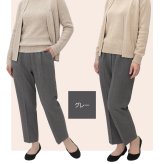 シニアファッション 婦人服 高齢者 服 おばあちゃん プレゼント 両面起毛 70代 80代 冬 裏起毛 パンツ レディース あったか 柔らか ズボン 日本製 送料無料 人気 あったかパンツ 総ゴム S M L LL 3L 4L 5L 暖か 股下55cm 【9625】