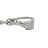 エムエムシックス MM6 Maison Margiela クリップキーリング ポリッシュドパラジウム sm6ua0022-p9210-951 ユニセックス シルバー キーリング