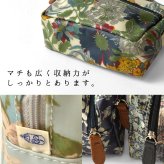 【CouPole クーポール】リバティプリント PVCコーティング スクエア ポーチ (CC68003)レディース LIBERTY ミナ ペルホネン 花柄 フラワー 防水 撥水 薄型 小物入れ コスメ 化粧 メイク サニタリー 収納 旅行 トラベル ギフト プレゼント