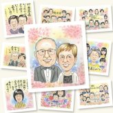 長寿のプレゼントに、気持ちが伝わる似顔絵をお届けします。修正無料・下書き確認付き。安心してご注文いただけます。 似顔絵 贈り物 長寿祝い 名入れ プレゼント ギフト 手描き 長寿 お祝い 記念 祖父母 おばあちゃん おじいちゃん 下書き確認 名入れ 修正無料 似てる 親孝行 サプライズ そっくり 敬老 一生もの 長寿 卒寿祝い 喜寿祝い 米寿祝い 引っ越し ブライダルギフト バレンタインデー