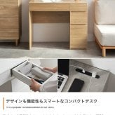 デスク チェア 収納 コンパクト 引き出し 幅90cm コンセント USBポート 机 一人暮らし Eve イブ ワーク パソコン テーブル 勉強机 学習机 PC 作業台 スリム 学習 家具 インテリア ドレッサー 在宅 A4 リビング ワンルーム