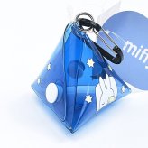 ミッフィー miffy クリア三角ポーチ おやすみ