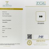 高品質 アレキサンドライト 0.85ct ルース 宝石 裸石 大粒 高品質 グリーン ジュエリー オリジナル 制作 コレクション 記念 お守り 誕生日 プレゼント