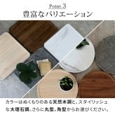 ガーデン エクステリア 天然素材調のマルチトレー（キャスター付） 2個セット 丸型30cm/角型40cm TR-CS-2P スタンド ベース プランター 植物 家電 空気清浄機 台車 台 花台 キャリー 木目 大理石 植木鉢 鉢置き おしゃれ インテリア