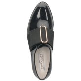 TEMPERATE テンパレイト BAKER FIT ベイカー フィット レインシューズ レディース 完全防水 2cmヒール オックスフォードタイプ 歩きやすい 滑りにくい 光沢感 ゴムベルト