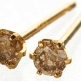 ピアス 18金 ダイヤモンド 0.1ct 2ペアセット レディース K18YG K18WG 天然ダイヤ シンプル ゴールド アクセサリー ギフト 誕生日 プレゼント 記念日