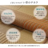 夏ラグ 夏用カーペット ラグ い草 国産 純国産 日本製 モダン 抗菌防臭 自然素材 パッチワーク 不織布 約191×250cm