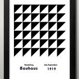 日本製 バウハウス BAUHAUS ミッドセンチュリー A3 サイズ ポスター アート おしゃれ 絵画 インテリア 北欧 イラスト マット紙 艶消し アートパネル 額 フレーム デザイン 壁掛け ギフト 新築祝い ディスプレイ  速達 送料無料