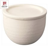 信楽焼 ハングアウト ライスコンテナ ホワイト 600mL おひつ 陶器 信楽焼容器 ごはん保存容器【北海道・沖縄県・離島 配送不可】