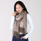 Filomo ストール 大判 レディース カシミヤ アルパカ バイカラー 抗菌 【名入れ刺繍可能】 無地 やわらか 厚い 暖かい 大きいサイズ 秋 冬 マフラー 内モンゴル産 ラッピング ギフト プレゼント 7F (02000256r)