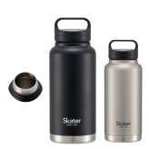 【ラッピング無料】スケーター マグボトル STSC10 1000ml ハンドル付き スクリュー式 ステンレスボトル 真空二重構造 保温 保冷 広口 大容量 水筒 ギフト 熱中症対策グッズ 