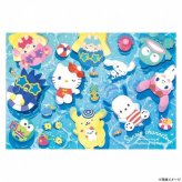 【10月13日入荷分予約受付中】 サンリオ ジグソーパズル 300ピース サマーフローティング キャラクター グッズ 子供 大人 パズル 300-069 ハローキティ マイメロディ シナモロール クロミ ポムポムプリン ギフト プレゼント 知育玩具 室内遊び サンリオ正規ライセンス品