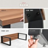 D40 マルチダイニングテーブル W120 ONDT0431 スリムダイニングテーブル 幅120cm 奥行40cm 高さ72cm ダイニングテーブル 省スペース モダン シンプルデザイン 長方形 メラミン スチール ダイニング カウンター デスク ダイニン 新生活