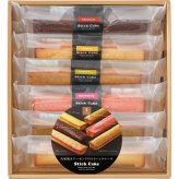 ノーブランド スティックケーキギフト 6個 [26-0399-087] 171 焼き菓子 フィナンシェ 詰め合わせ プレーン チョコ チーズ レモンティー ストロベリー ピスタチオ 自家挽きアーモンド スイーツ お菓子 セット ギフト 御礼 粗品 プチギフト