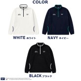 Reebok リーボック フリース プルオーバー メンズ レディース トレーナー 長袖  裏起毛 ハーフジップ 軽量 ワンポイントロゴ 刺繍   ブランド ゆったり ユニセックス 春 秋 冬 M L LL 黒 白 紺 2026fw karlas