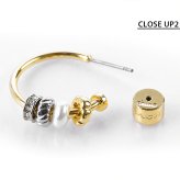コーチ ピアス レディース ブランド COACH シグネチャー ロンデル チャーム スタッド 両耳用 581216TWO975 ゴールド アクセサリー