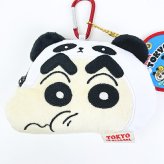 クレヨンしんちゃん パンダ チャーム付きダイカットポーチ