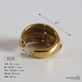 ステンレス ぷっくり 3連イヤーカフ ニュアンスイヤーカフ メタル 不規則 かわいい ゴールド 18KGP 片耳1点 シンプル プチプラ 耳の穴不要 痛くない レディース 女性 金属アレルギー対応フェイクピアス ノンホール イヤリング