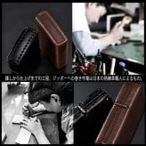 zippo 名入れ ライター コードバン 革巻き ジッポ オイル 喫煙具 ジッポー 彼氏 名前入り ネーム 刻印 ギフト メッセージ おしゃれ 高級cordovan 革 プレゼント 誕生日 記念 父の日 男性 女性 定年 退職 卒業