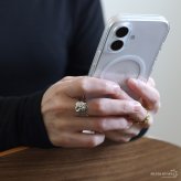 ステンレス 大きなお花のリング 2カラー フラワーリング 18KGP ゴールド gold シルバー 大ぶり オープンリング フリーサイズ レディース 女性 指輪 金属アレルギー対応