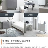薄型キャビネット 幅70cm サイドボード 扉収納 鏡面 石目調 スリム リビング キッチン 玄関 本棚 フラット ストーン 脚付き 2WAY 可動棚 配線穴 ルーター収納