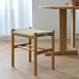 ダイニング家具 スツール 収納 木製 チーク 無垢材 ペーパーコード 和モダン モダン おしゃれ バリ家具 リビング 玄関 ダイニングチェア 椅子 ジャパンディ ベンチ ナチュラル ラタンチェア シンプル アジアン