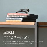 ZAGA　3段パイプラック　幅60 ZR-600-3 ラック ヴィンテージ ナチュラル 角型 スチール クール オープンラック 本棚 ラック 木製 北欧 大容量 ディスプレイラック 収納家具 収納 オ