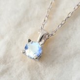ムーンストーン ネックレスプラチナ ネックレス 6月誕生石 一粒 PT950 プラチナ950 白金 チェーン 長さ選べる 40cm 45cm 50cm ギフトラッピング可能 シンプル 華奢 上品 Rapture 彼女 妻 女性 レディース 誕生日 プレゼント ハロウィン 【品番：CG-RSP-29051PT-6】