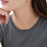 【無料ラッピング】 ヨンドシー 4℃ ネックレス K10ホワイトゴールド ダイヤモンド レディースブランド 正規品 新品 ギフト プレゼント 人気 おすすめ 誕生日 記念日 クリスマス 送料無料