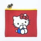 サンリオ ハローキティ フラットニットポーチ Sanrio