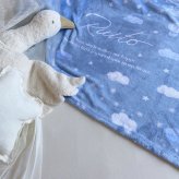 【お名前入りブランケット】Sweet dreams 名入れ ギフト 出産祝い ニューボーン 誕生日 出産準備 撮影アイテム ベビーブランケット