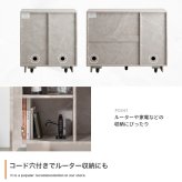 キャスター付きキャビネット 幅100cm×奥行35.7cm×高さ77cm 可動棚 リビング ストーン柄 パーティクルボード MDF メラミン 組立品 ワンランク上の洗練された空間を演出します 無駄な空間をつくらず 見た目以上の収納力を実現しました