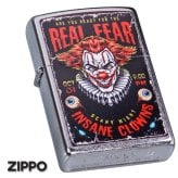 【名入れ】送料無料 zippo ジッポーライター USオリジナルZIPPO 2025 ピエロ柄 INSANE CLOWNS ストリートクローム プリント加工 個性的 ホラー 狂気 おしゃれ ギフト プレゼント[zZ207-125618]
