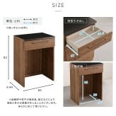 キッチンカウンター ゴミ箱収納 日本製 特殊鋼板を使った 【Lugo-ルゴ-】ゴミ箱上カウンター 60cm：