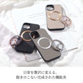 iphone13 ケース リング付き 本革 iphone13Pro iphone13ProMAX iphone13mini MagSafe対応 レザー スマホリング スタンド アイフォン 13 pro max mini マグセーフ対応 マグネット 13プロ マックス ミニ スマホケース 大人可愛い レディース 薄型 軽量 高級 ゴールド 送料無料