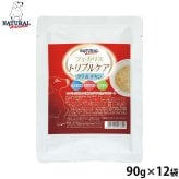 ナチュラルハーベスト NaturalHarvest 国産 フェカリストリプルケア タラ＆チキン ドッグフード 90g×12袋