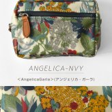 【CouPole クーポール】リバティプリント PVCコーティング スクエア ポーチ (CC68003)レディース LIBERTY ミナ ペルホネン 花柄 フラワー 防水 撥水 薄型 小物入れ コスメ 化粧 メイク サニタリー 収納 旅行 トラベル ギフト プレゼント